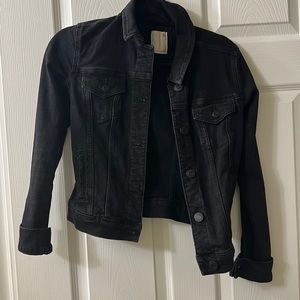 SO black jean jacket